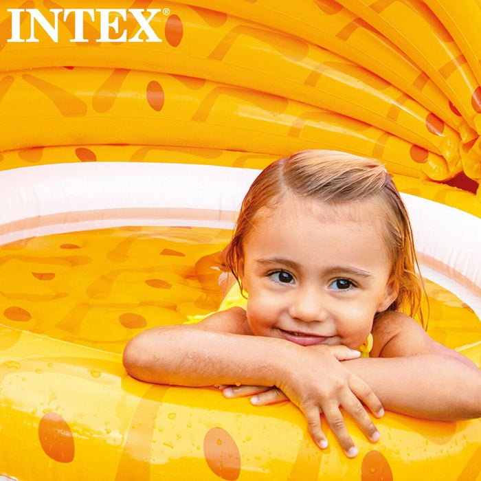 Piscină Gonflabilă pentru Copii Intex Ananas 45 L 102 x 94 x 102 cm (6 Unități)