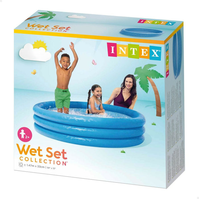 Piscină Gonflabilă pentru Copii Intex Albastru Cercuri 330 L 147 x 33 cm (6 Unități)