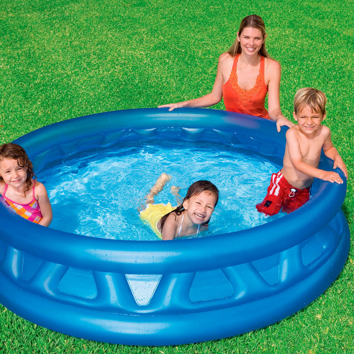 Piscină Gonflabilă pentru Copii Intex Albastru Rotundă 790 L 188 x 46 x 188 cm (3 Unități)