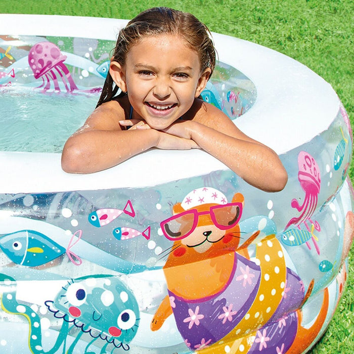 Piscină Gonflabilă pentru Copii Intex Vărsător 360 L 152 x 56 x 152 cm (3 Unități)