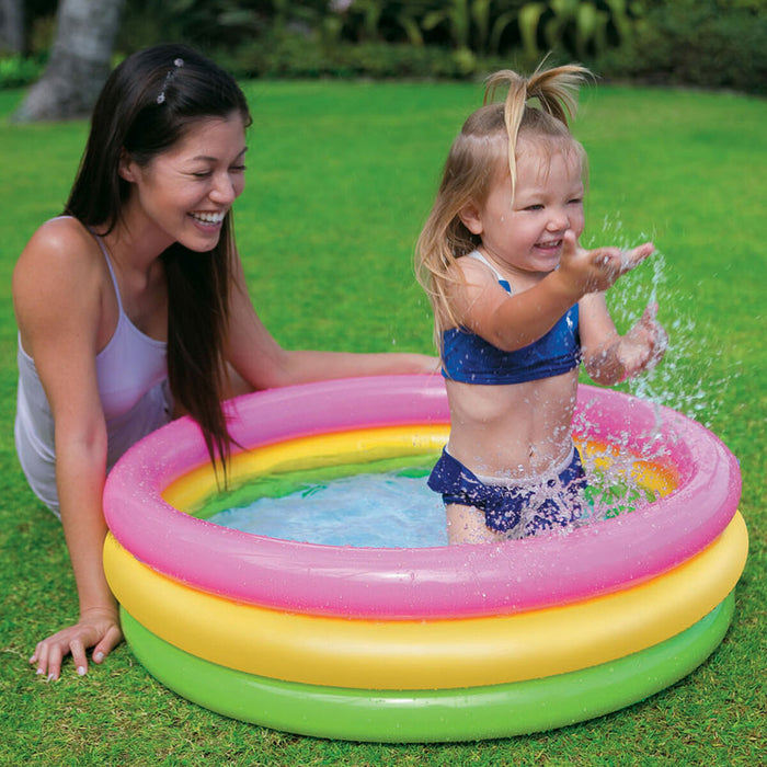 Piscină Gonflabilă pentru Copii Intex Sunset Cercuri 68 L 86 x 25 x 86 cm (6 Unități)