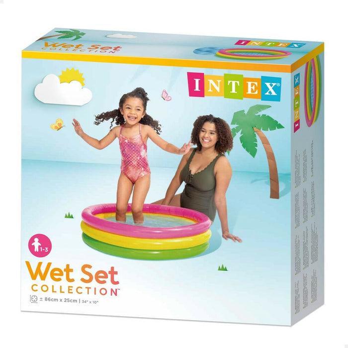 Piscină Gonflabilă pentru Copii Intex Sunset Cercuri 68 L 86 x 25 x 86 cm (6 Unități)