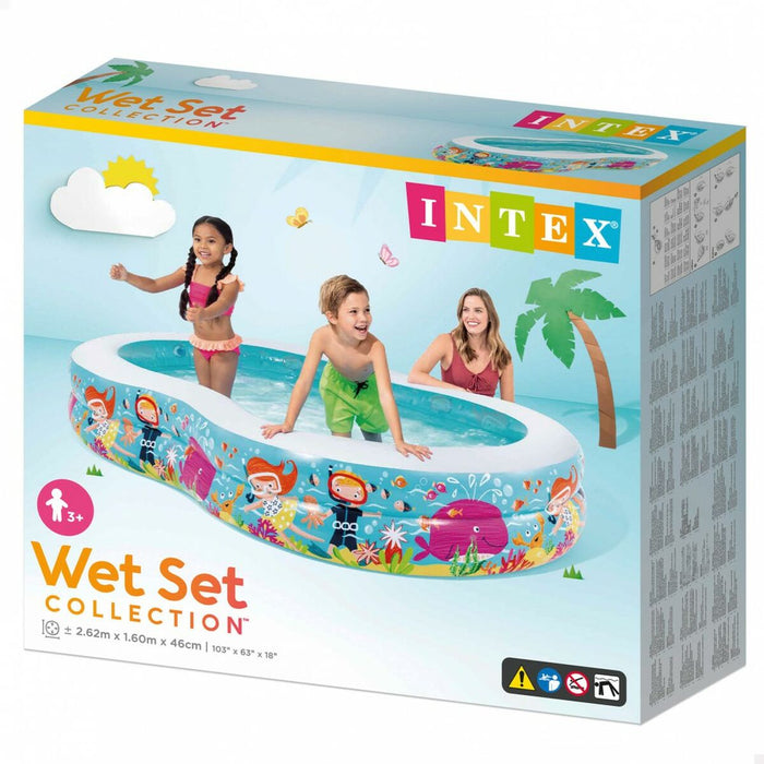 Piscină Gonflabilă Intex Paradise 700 L 262 x 46 x 160 cm (3 Unități)