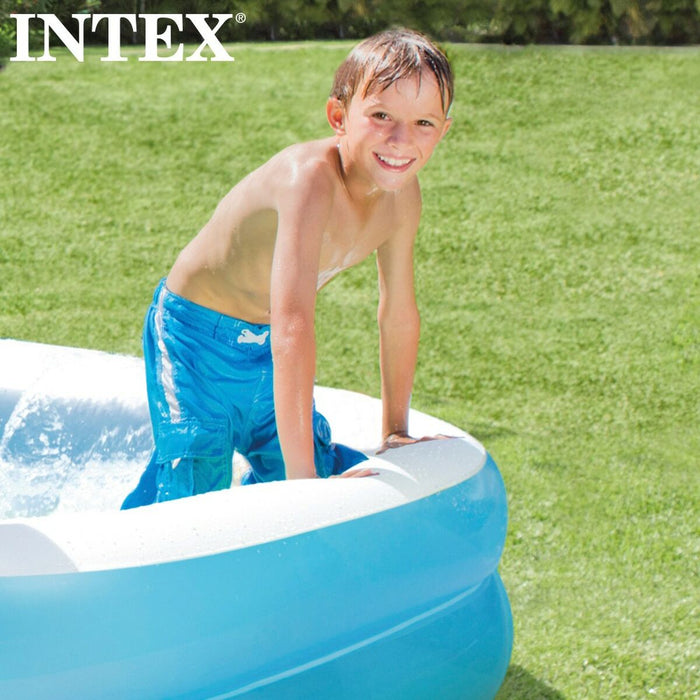 Piscină Gonflabilă Intex Albastru Alb Albastru/Alb 540 L 203 x 48 x 152 cm (3 Unități)