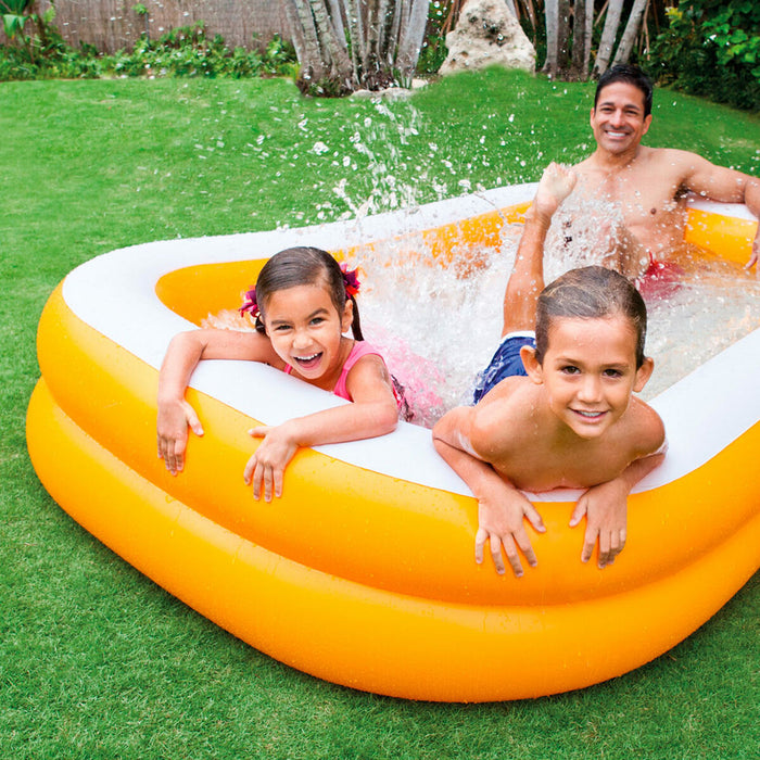 Piscină Gonflabilă Intex Mandarin Portocaliu 600 L 229 x 48 x 152 cm (3 Unități)