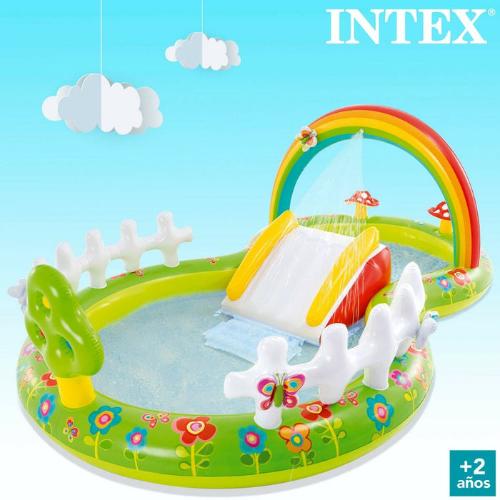 Piscină Gonflabilă pentru Copii Intex Loc de joacă Grădină 54 kg 450 L 180 x 104 x 290 cm (2 Unități)