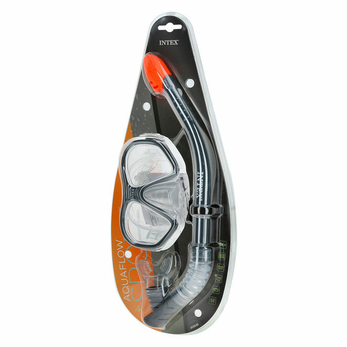 Ochelari de Scufundare cu Tub Intex Reef Rider Albastru