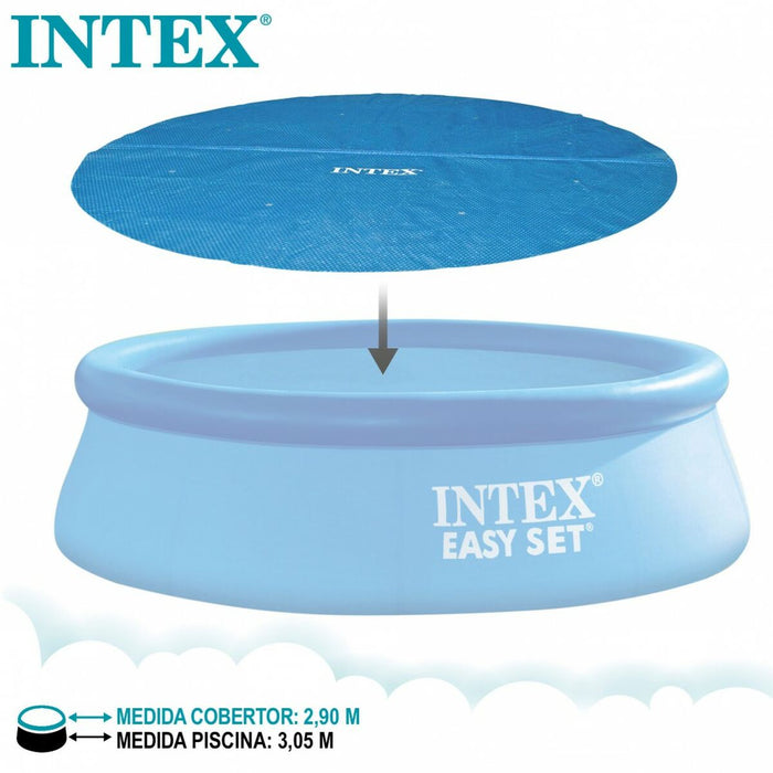 Husă pentru piscină Intex 29021 EASY SET/METAL FRAME Albastru Ø 305 cm 290 x 290 cm