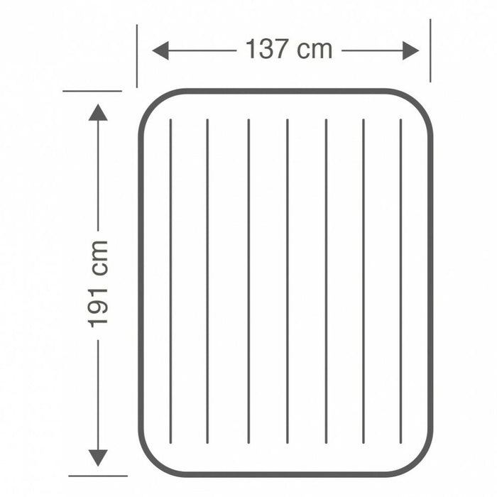 Saltea Gonflabilă Intex 137 x 25 x 191 cm (3 Unități)