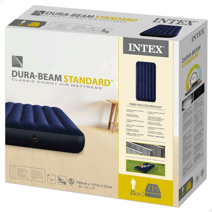 Saltea Gonflabilă Intex Dura-Beam Standard Classic Downy 99 x 25 x 191 cm (4 Unități)