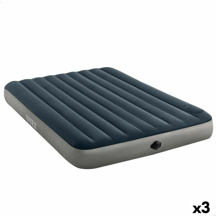 Saltea Gonflabilă Intex SINGLE HIGH QUEEN 152 x 25 x 203 cm (3 Unități)