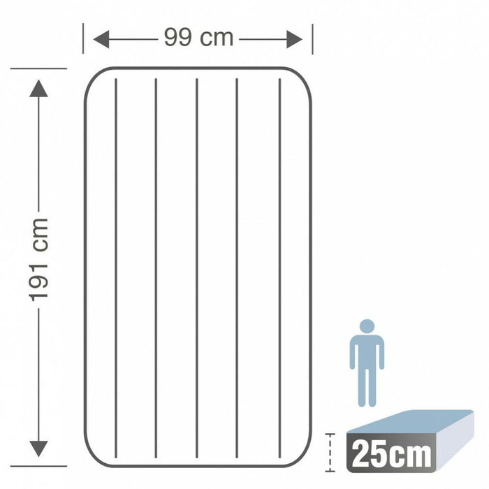 Saltea Gonflabilă Intex 99 x 25 x 191 cm (4 Unități)