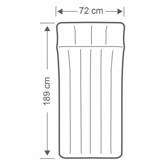 Saltea Gonflabilă Intex 72 x 20 x 189 cm (6 Unități)