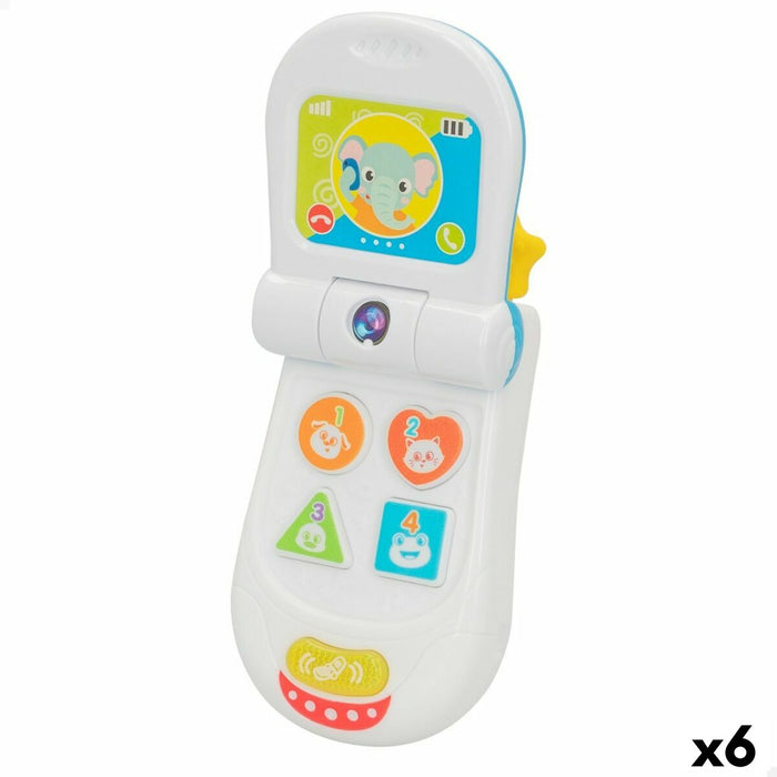 Telefon jucărie Winfun 7 x 13,5 x 4,1 cm (6 Unități)