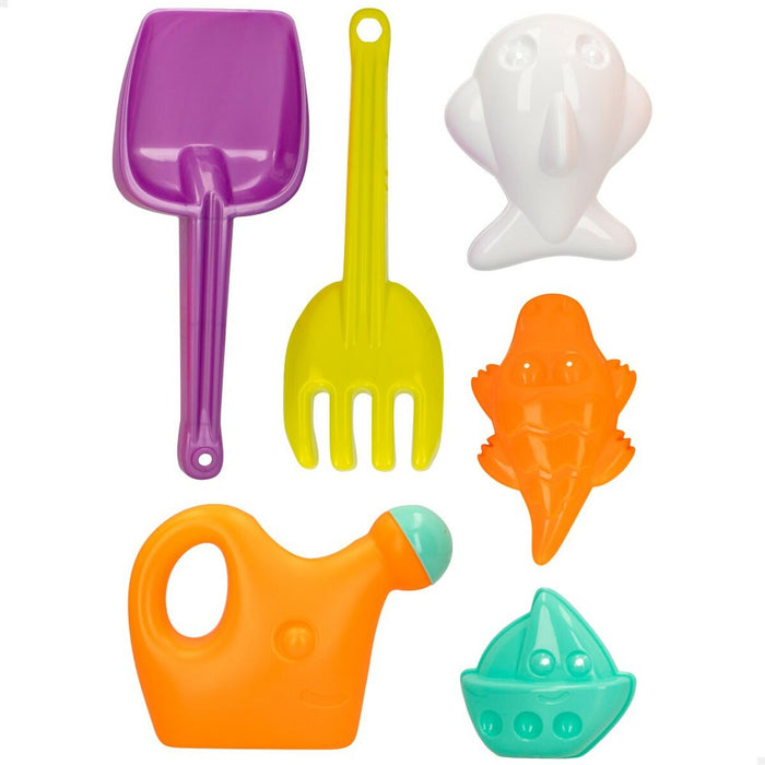 Set de jucării de plajă Colorbaby 6 Piese 27 cm (12 Unități)