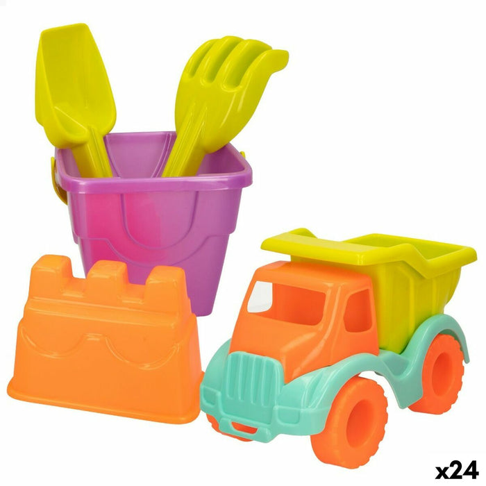 Set de jucării de plajă Colorbaby 5 Piese polipropilenă (24 Unități)