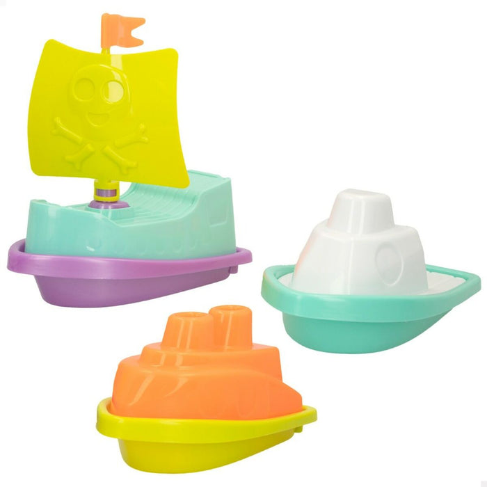 Set de jucării de plajă Colorbaby 3 Piese Barcă polipropilenă (12 Unități)