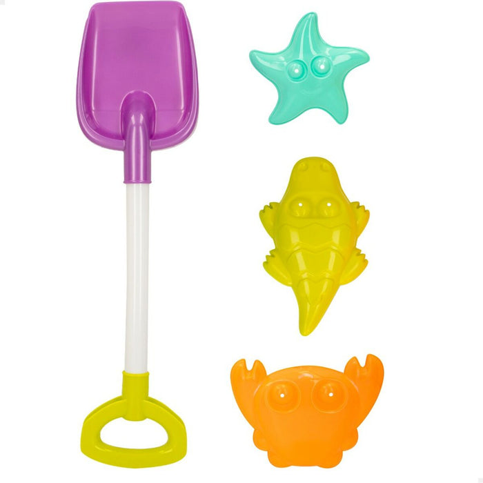 Set de jucării de plajă Colorbaby 4 Piese polipropilenă (12 Unități)