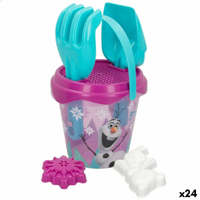 Set de jucării de plajă Frozen Olaf Ø 14 cm (24 Unități)