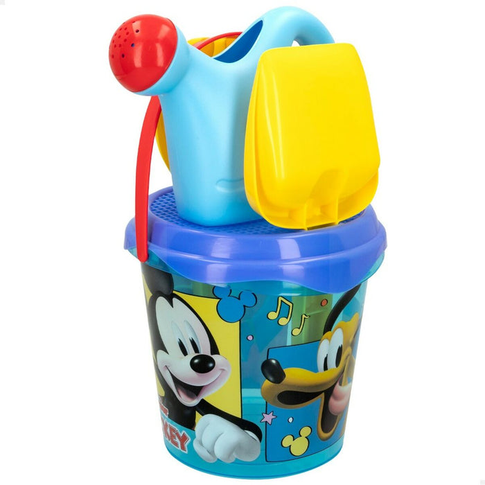 Set de jucării de plajă Mickey Mouse Ø 18 cm (16 Unități)