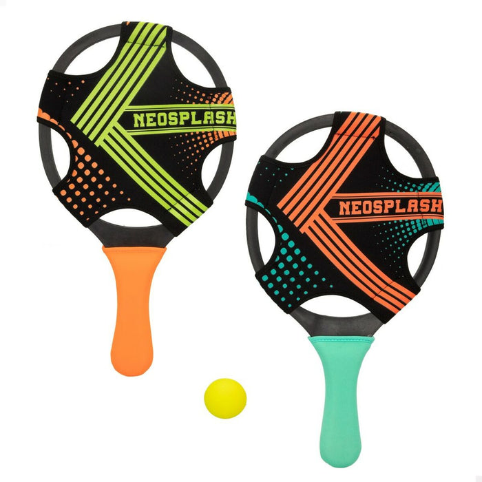 Palete de Plajă cu Minge Colorbaby Neopren Plastic (6 Unități)