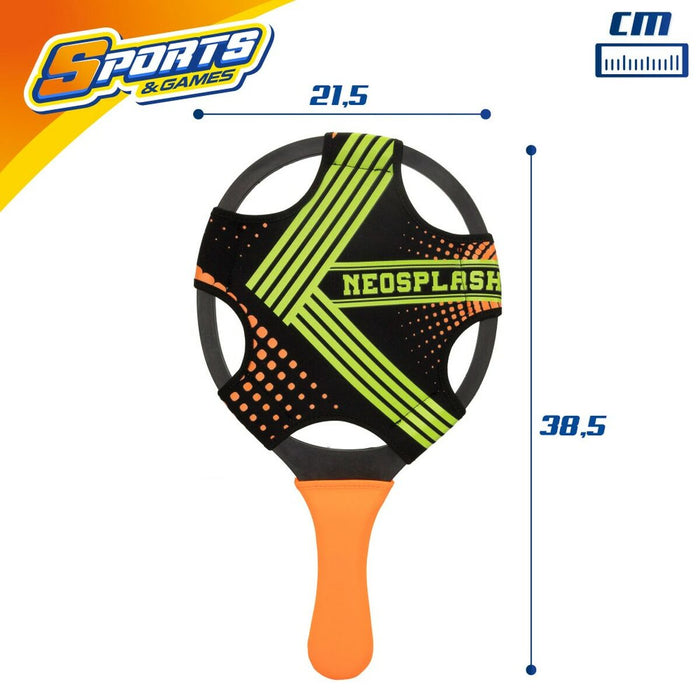 Palete de Plajă cu Minge Colorbaby Neopren Plastic (6 Unități)