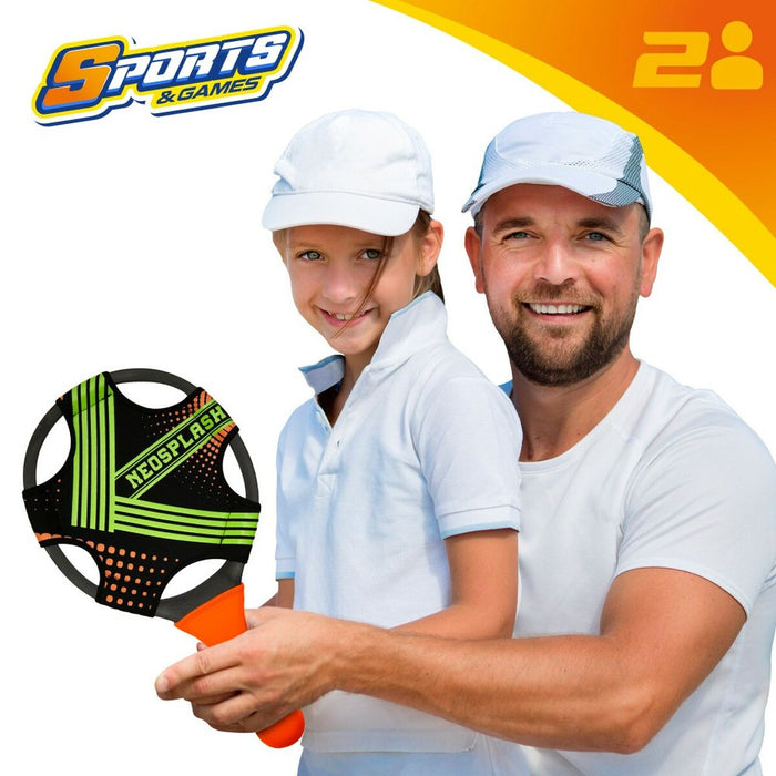 Palete de Plajă cu Minge Colorbaby Neopren Plastic (6 Unități)