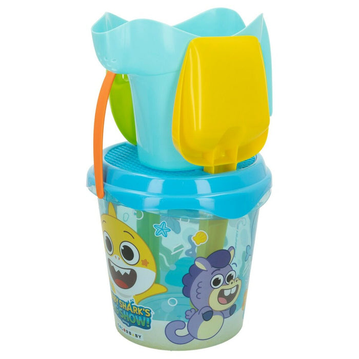 Set de jucării de plajă Baby Shark Ø 18 cm (16 Unități)