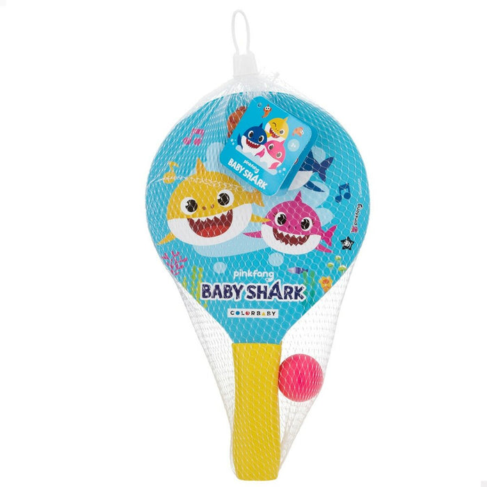 Palete de Plajă cu Minge Baby Shark Lemn (12 Unități)