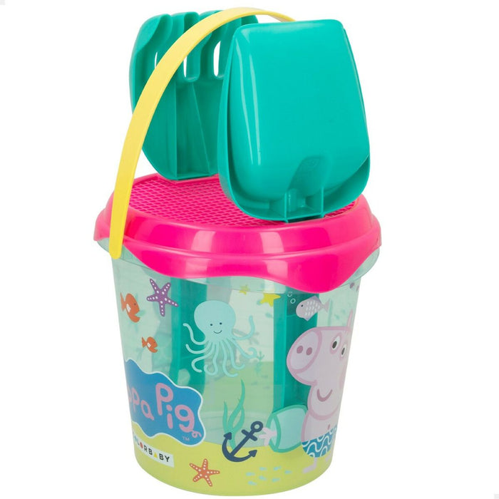 Set de jucării de plajă Peppa Pig Ø 18 cm (16 Unități)
