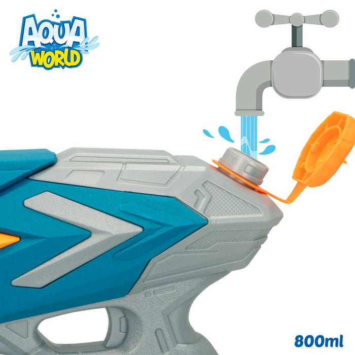 Pistol cu Apă Colorbaby AquaWorld 800 ml 41,5 x 26,5 x 6,5 cm (6 Unități)