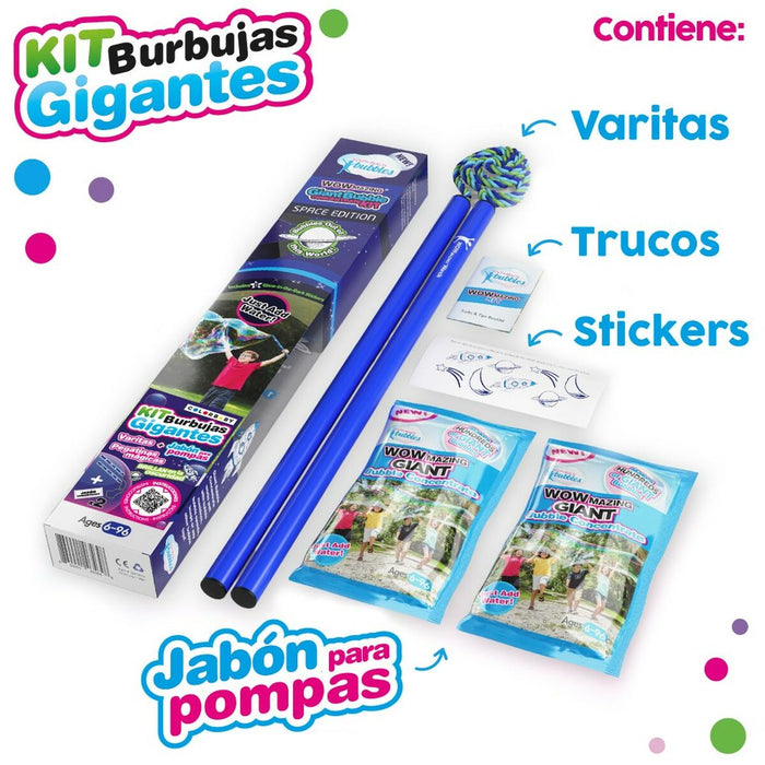 Joc cu Baloane de Săpun WOWmazing Space Edition (16 Unități)