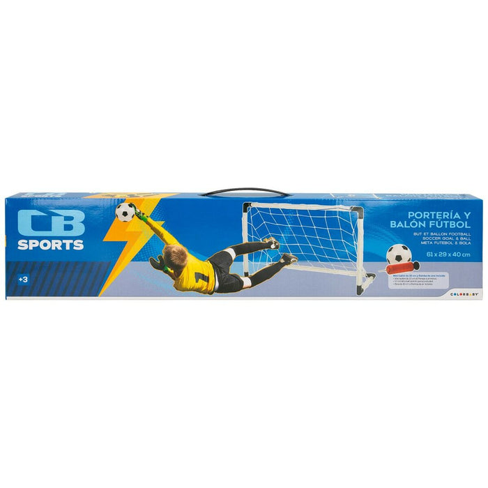Poartă de Fotbal Colorbaby 61 x 40 x 29 cm (12 Unități)