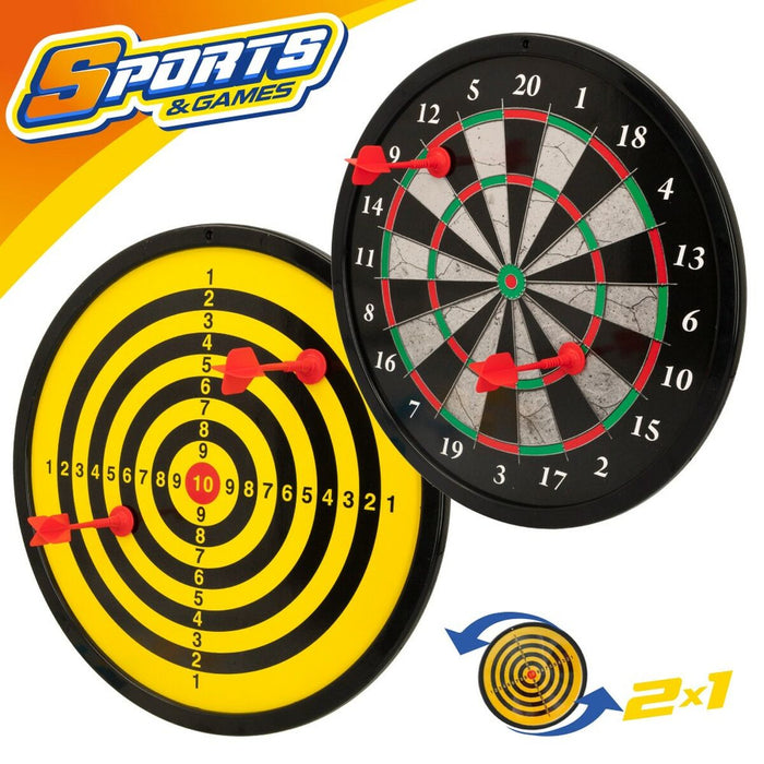darts Colorbaby Cu două fețe Magnetic 30,5 x 30,5 x 1 cm (6 Unități)