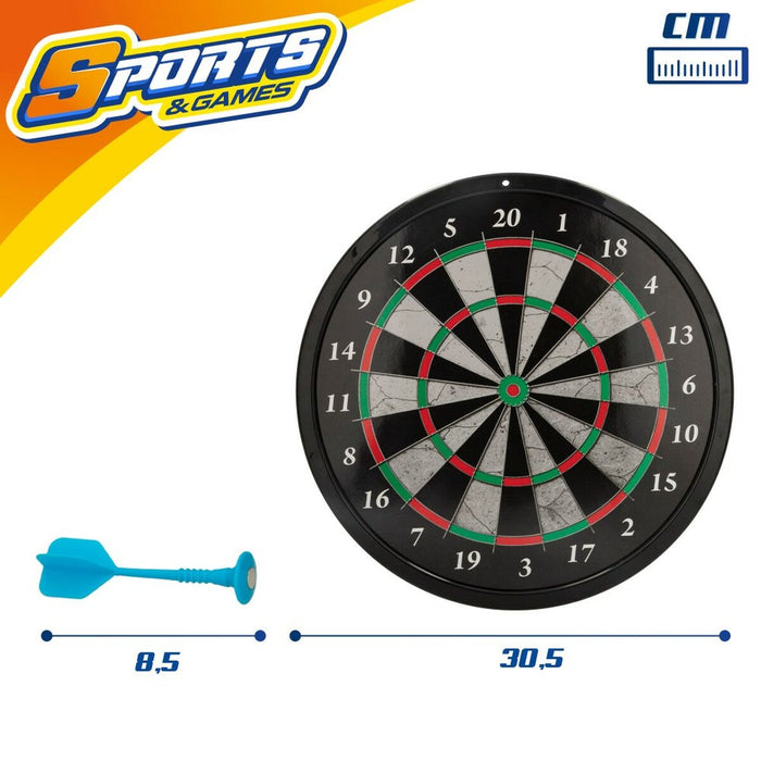 darts Colorbaby Cu două fețe Magnetic 30,5 x 30,5 x 1 cm (6 Unități)