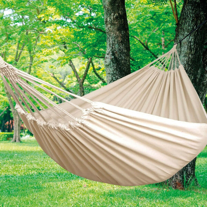 Hamac Suspendat Aktive Bej 220 x 150 cm (2 Unități)