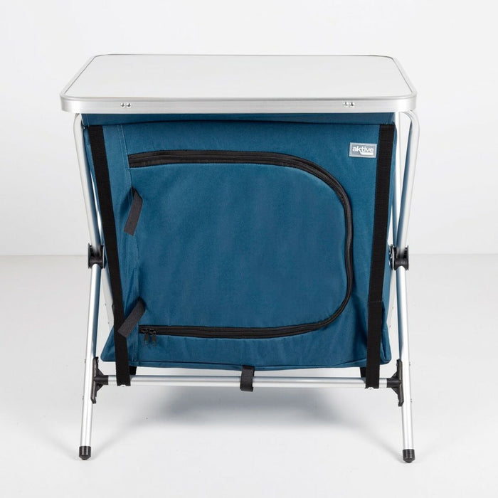 Dulap de camping Aktive Pliabil Albastru 2 Unități 60 x 67 x 44 cm