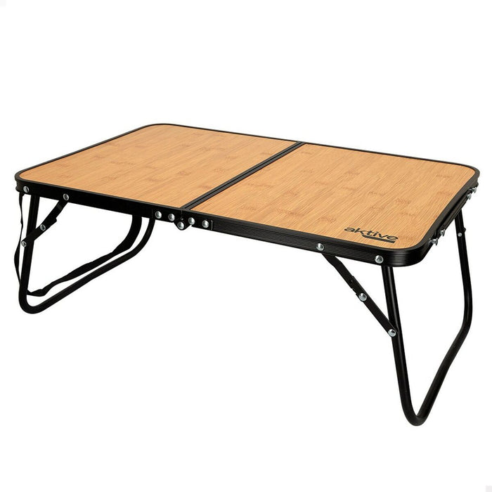 Masă Pliabilă Aktive Camping Bambus 60 x 25 x 40 cm (4 Unități)