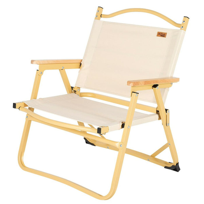 Scaun de camping pliabil Aktive Sabana 47 x 62 x 42 cm (2 Unități)