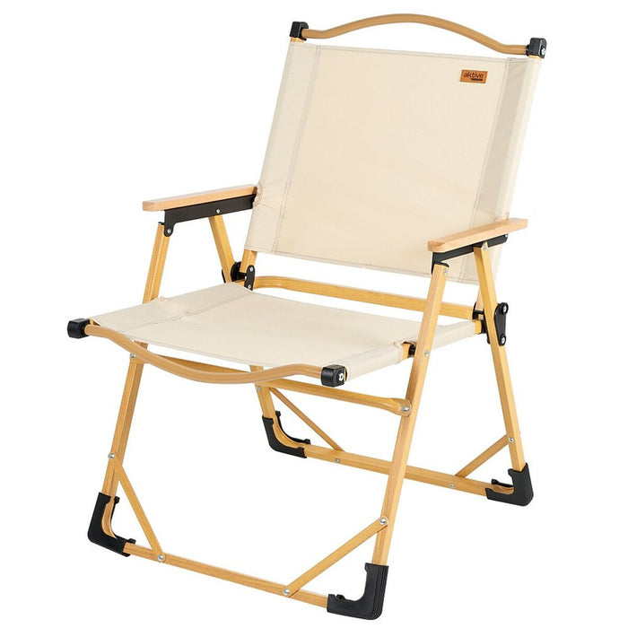 Scaun de camping pliabil Aktive Sabana Sol 47 x 77 x 51 cm (2 Unități)