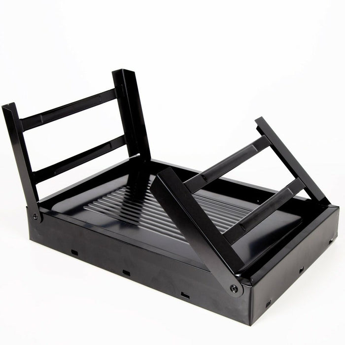 Grătare Portabil Aktive Dreptunghiular Negru 50 x 23 x 30 cm (2 Unități)