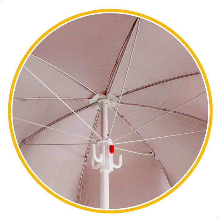 Slunečník Aktive UV50 Ø 220 cm Poliester Metal 220 x 209 x 220 cm (6 Unități)