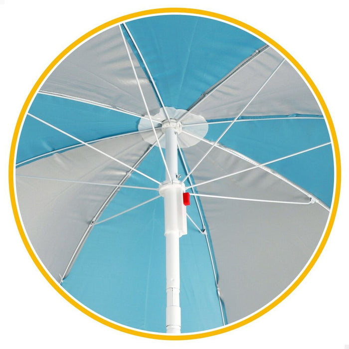 Slunečník Aktive UV50 Ø 160 cm Poliester Metal 160 x 167,5 x 160 cm (12 Unități)