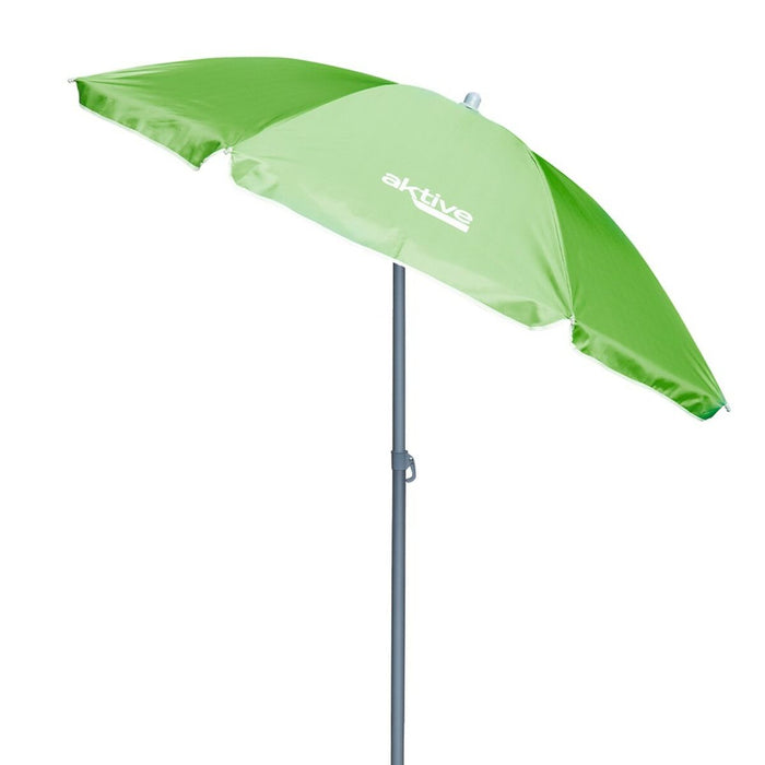 Slunečník Aktive UV50 Ø 180 cm Verde Poliester Aluminiu 180 x 187 x 180 cm (12 Unități)