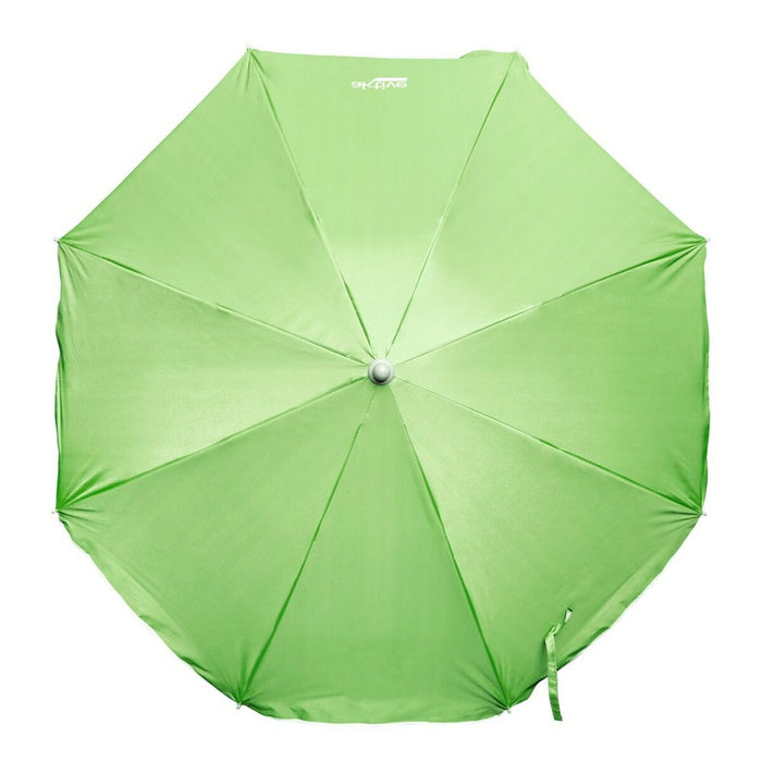 Slunečník Aktive UV50 Ø 180 cm Verde Poliester Aluminiu 180 x 187 x 180 cm (12 Unități)