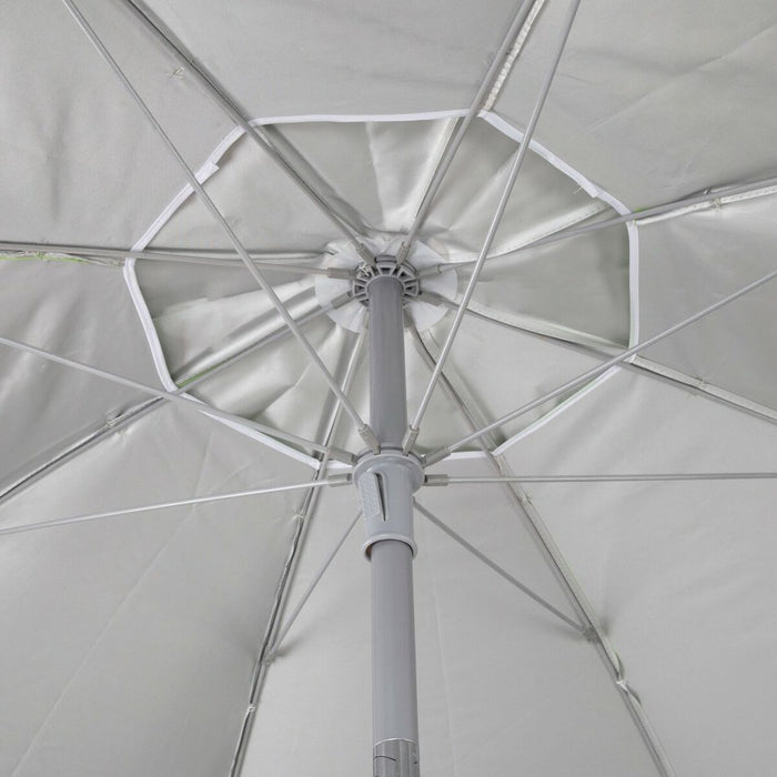 Slunečník Aktive UV50 Ø 180 cm Verde Poliester Aluminiu 180 x 187 x 180 cm (12 Unități)