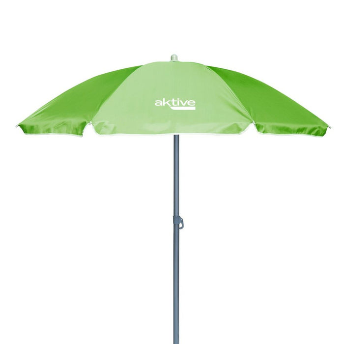 Slunečník Aktive UV50 Ø 180 cm Verde Poliester Aluminiu 180 x 187 x 180 cm (12 Unități)
