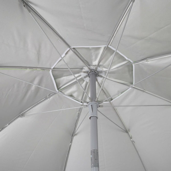 Slunečník Aktive UV50 Ø 200 cm Coral Poliester Aluminiu 200 x 198 x 200 cm (6 Unități)