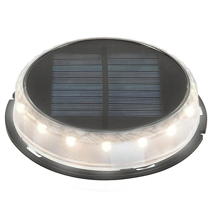 Set de lămpi-țăruși solare de grădină Aktive 2 Piese Plastic 12 x 13,5 x 12 cm (6 Unități)
