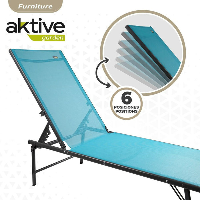 Hamac Aktive Albastru 180 x 35 x 49 cm (2 Unități)